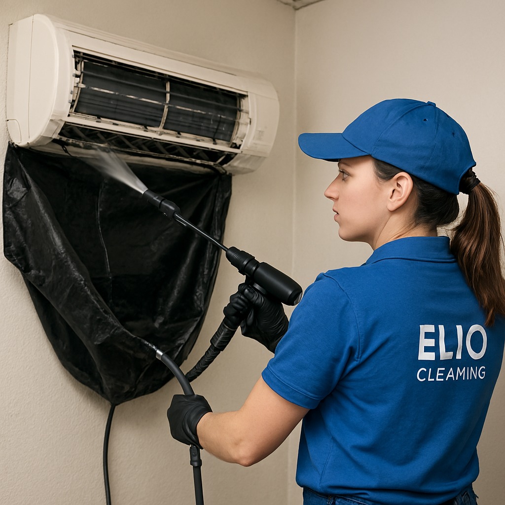 AC split unit cleaning